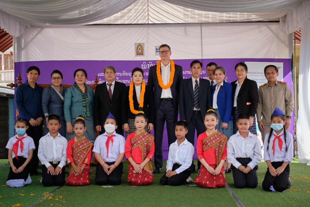 Australia and Ministry of Education and Sports of Lao PDR launched BEQUAL Phase 2 with an official ceremony